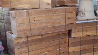 فلاور باکس ترموود بالکنی - گلدان ترموود مستطیلی بزرگ-باکس چوبی ترموود 09189515141- ساخت فلاورباکس https://cheraghikala.ir/