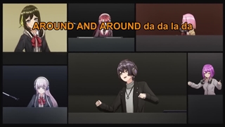 around and around