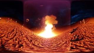 10000 Sparklers Erupt In 360°