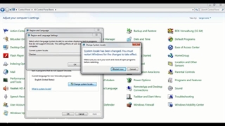 ترفندهای کار با نرم افزار حسابداری محک-آموزش تنظیمات زبان فارسی در ویندوز
