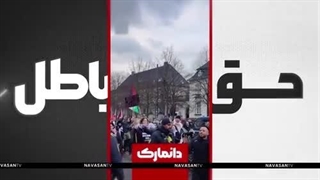 تو دانمارک یه جمعیتی داشتند تظاهرات ضد اسراییلی