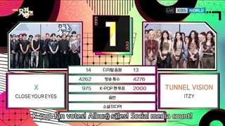 Itzy اهنگ Tunnel vision وقتی جایزه میگیرن