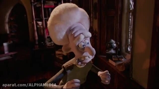 انیمیشن سینمایی خاطره انگیز والاس و گرومیت خرگوش گیر سال 2005 دوبله گلوری