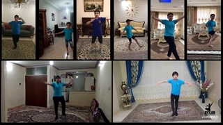چالش رقص آذری در خانه در زمان قرنطینه کرونا