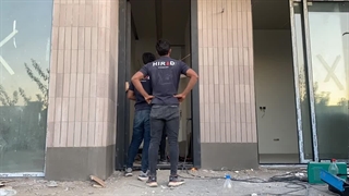 درب ضد سرقت سفارشی با ارتفاع 3 متر