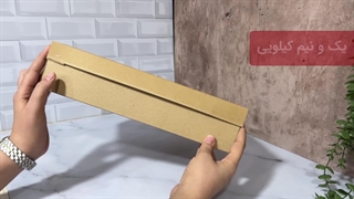 جعبه شیرینی یک و نیم کیلویی 23*33 کرافت