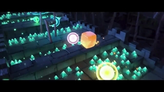 3D Geometry Dash Animation of a level