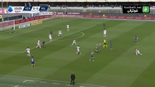 خلاصه بازی هلاس ورونا 0-1 میلان