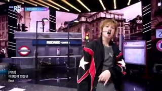 اجرای کورتیس در music bank اهنگ redred