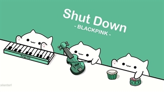 بلک پینک ورژن گربه ای آهنگ shut down