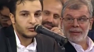 به مناسبت میلاد امام رضا(ع) شعرخوانی آقای علیرضا قنبری محضر رهبر شهید انقلاب
