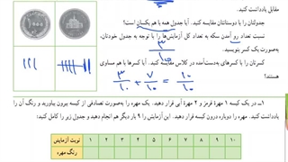 صفحه ۱۲۱ و ۱۲۲ ریاضی هفتم