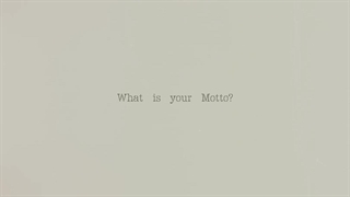 لیا برای ?WHAT IS YOUR MOTTO..کپشن ترجمه