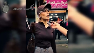 سخنان شجاعانه دختر کم‌حجاب در تجمعات شبانه