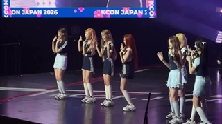 Hearts2hearts چالش Hooligan از Bts رو در kcon Japan 2026 رفتن