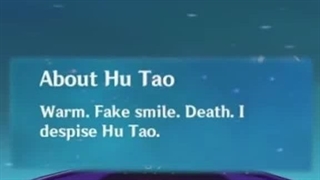 hu Tao is the fakest bitch