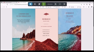 ارائه درس آزمایشگاه نرم‌افزارهای اداری - Adobe InDesign