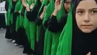 هیئت عزاداران بانوان ترکیه برای حضرت اباعبدالله الحسین(ع)