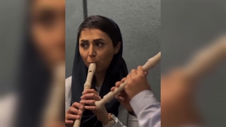 نمایی از کلاس و نحوه تدریس ویولن و موسیقی کودک استاد #پریسا_زندش