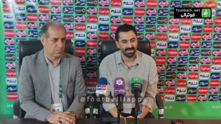 صحبتهای مهرداد طهماسبی سرمربی تیم هوادار بعد از بازی با نساجی