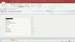 ✔ برنامه ثبت مخاطب ها در فایل اکسس Microsoft Access (الگوی پایگاه داده تماس شخصی و شرکتی در مایکروسافت اکسس)
